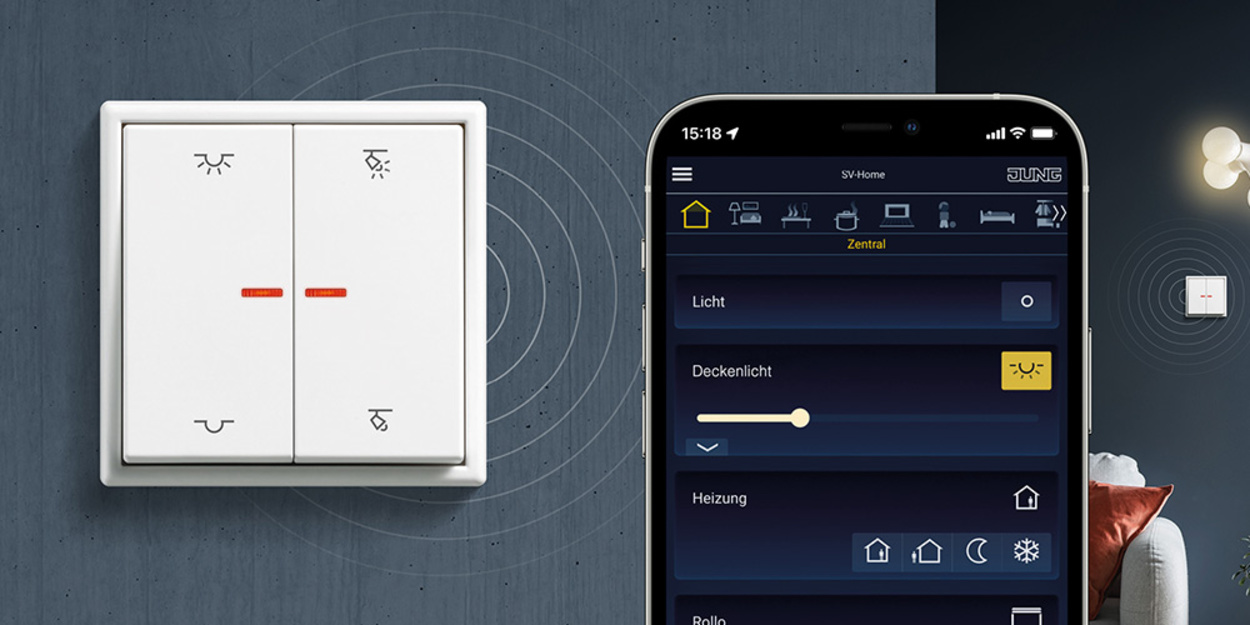 KNX RF Taster bei KM-Elektrotechnik Gmbh & Co.KG in Röthlein